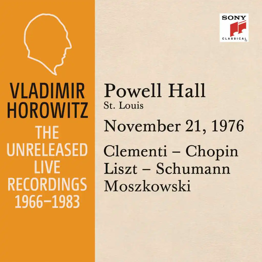 Opening Applause to Horowitz Recital of November 21, 1976