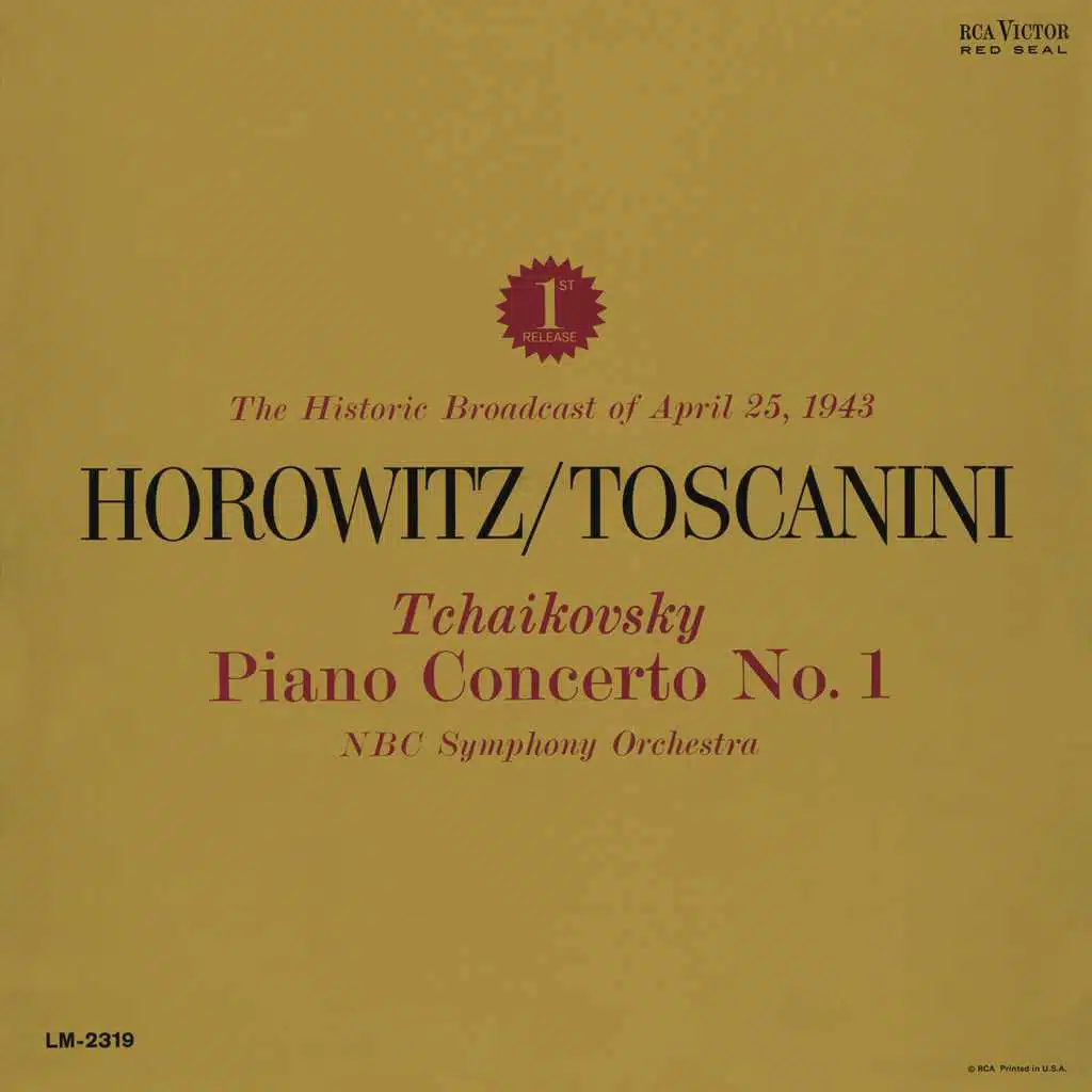 Vladimir Horowitz, NBC Symphony Orchestra & Arturo Toscanini