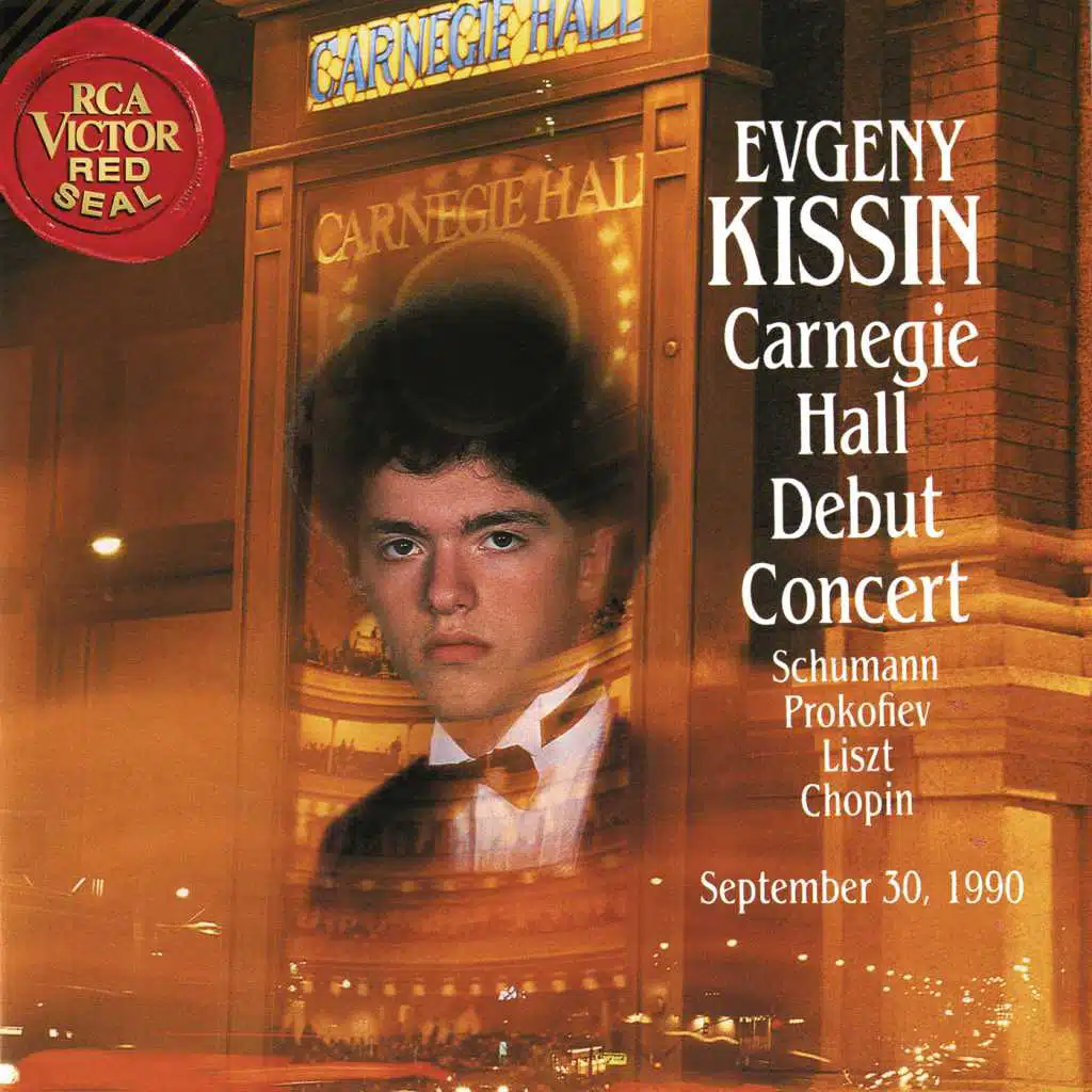 Evgeny Kissin at Carnegie Hall, New York City, September 30, 1990