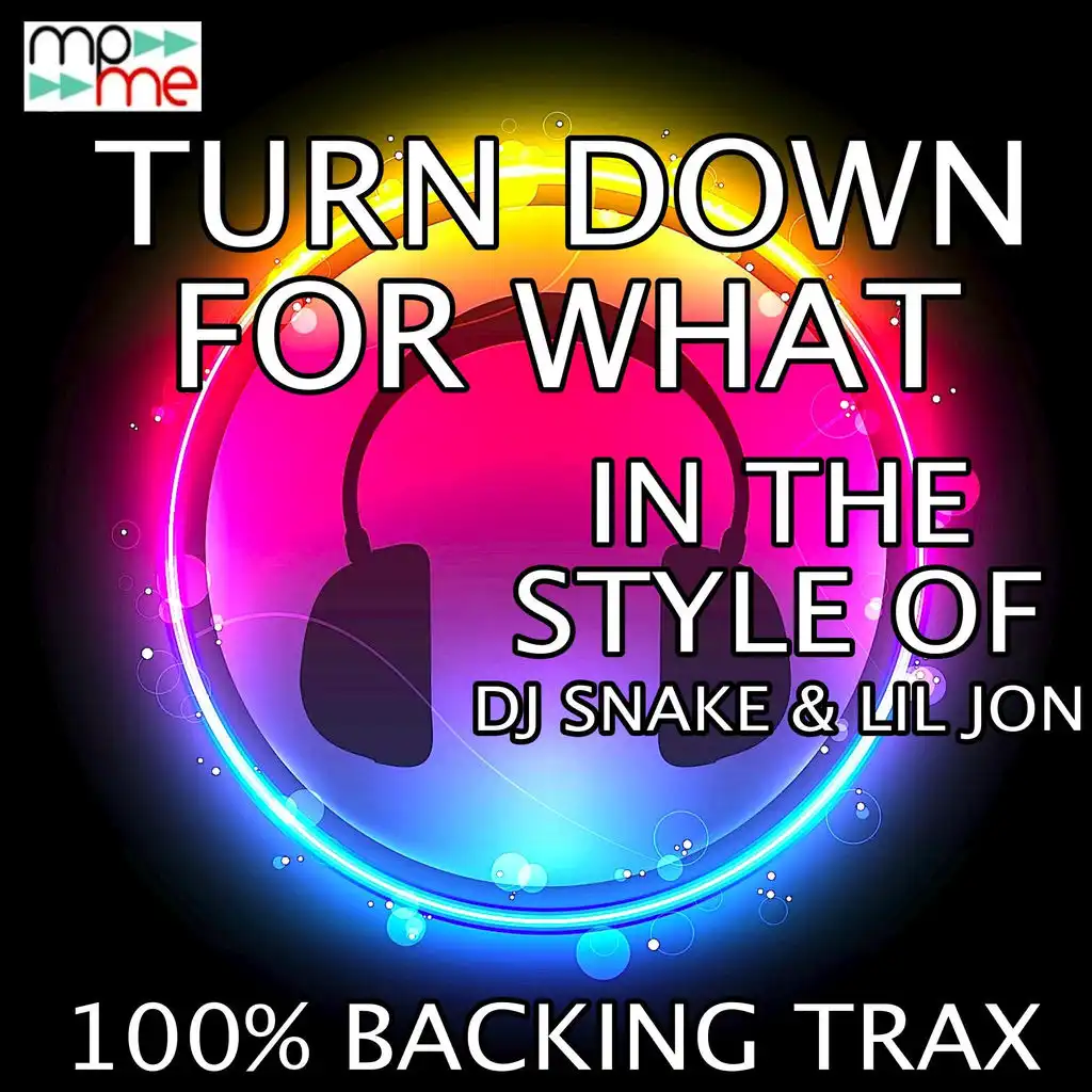 Turn Down For What ((Originally Performed by DJ Snake & Lil Jon) (Karaoke Version with Backing Vocals))