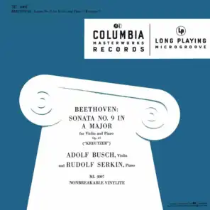 Violin Sonata No.9 in A Major, Op. 47  "Kreutzer": Variation I (2017 Remastered Version)