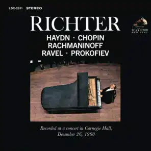Sviatoslav Richter Recital -  Live at Carnegie Hall, December 26 1960