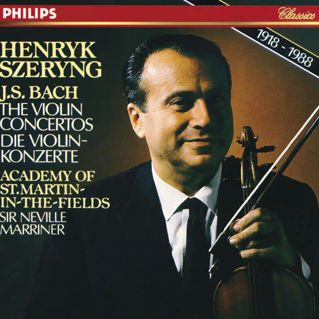 Henryk Szeryng, Maurice Hasson, Academy of St Martin in the Fields & Sir Neville Marriner