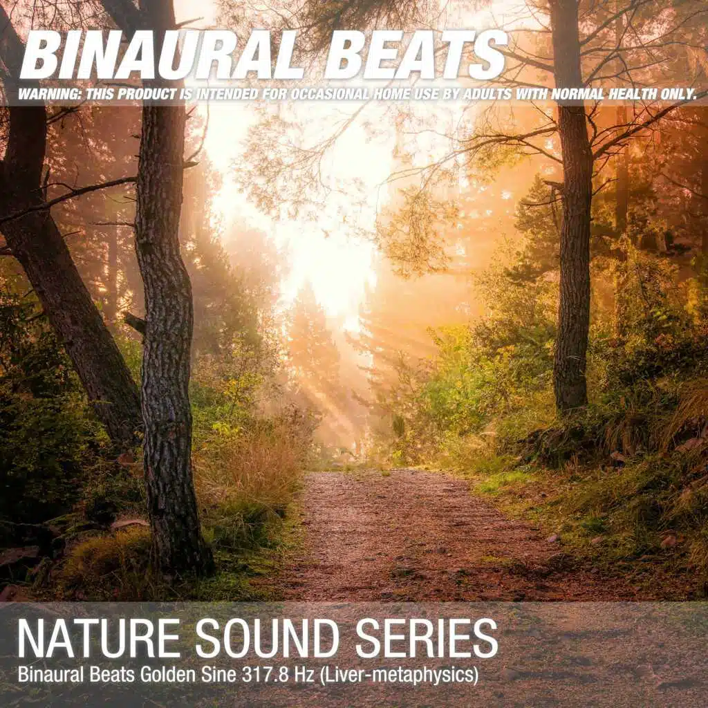 Binaural Beats Golden Sine 317.8 Hz (Liver-metaphysics)