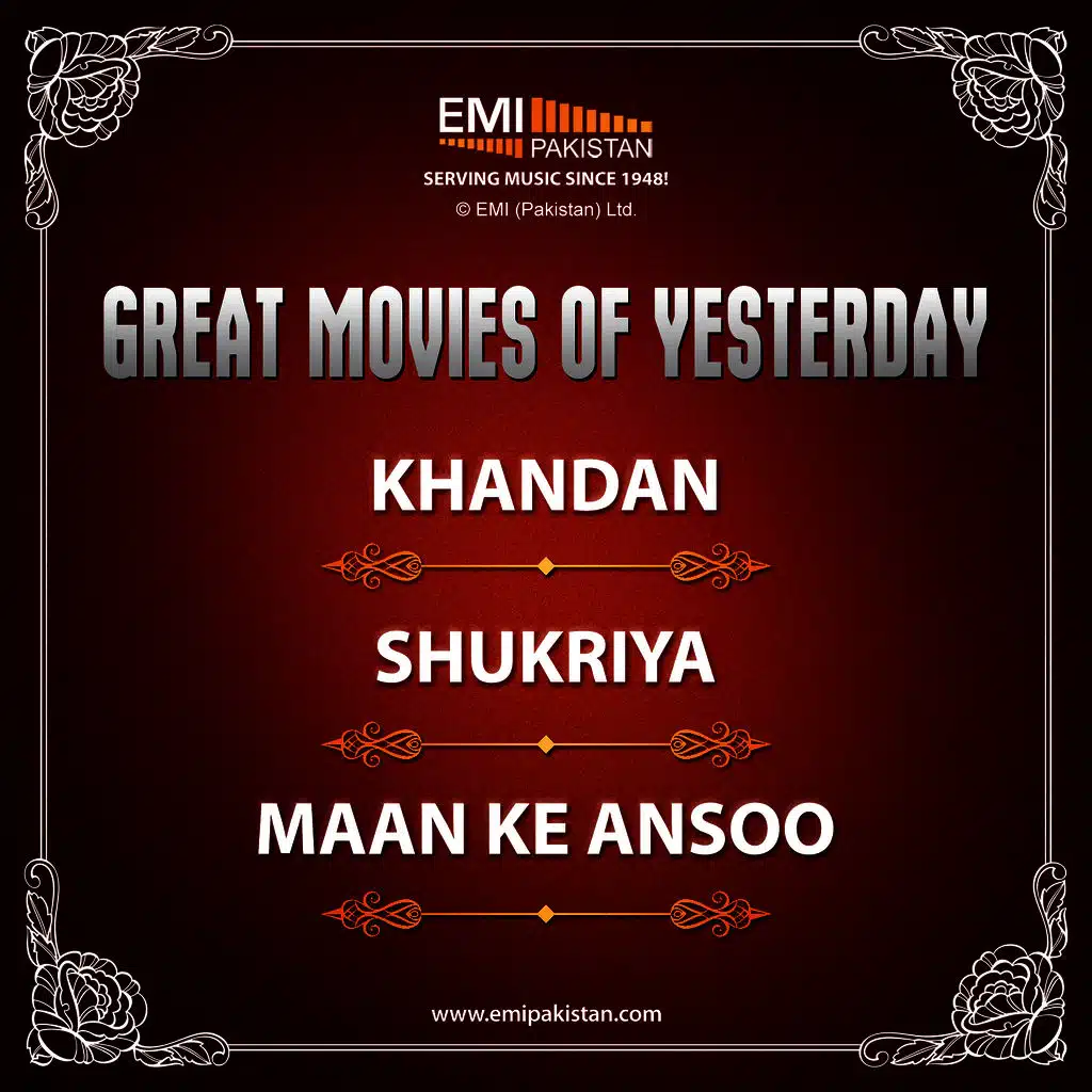 Great Movies of Yesterday Khandan / Shukriya / Maa Ke Aansoo