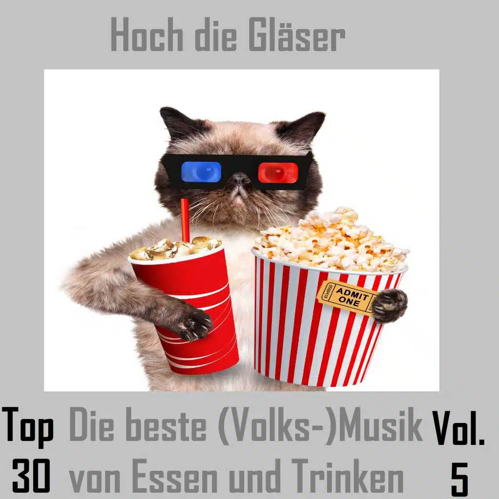 Top 30: Hoch die Gläser - Die beste (Volks-)Musik von Essen und Trinken, Vol. 5