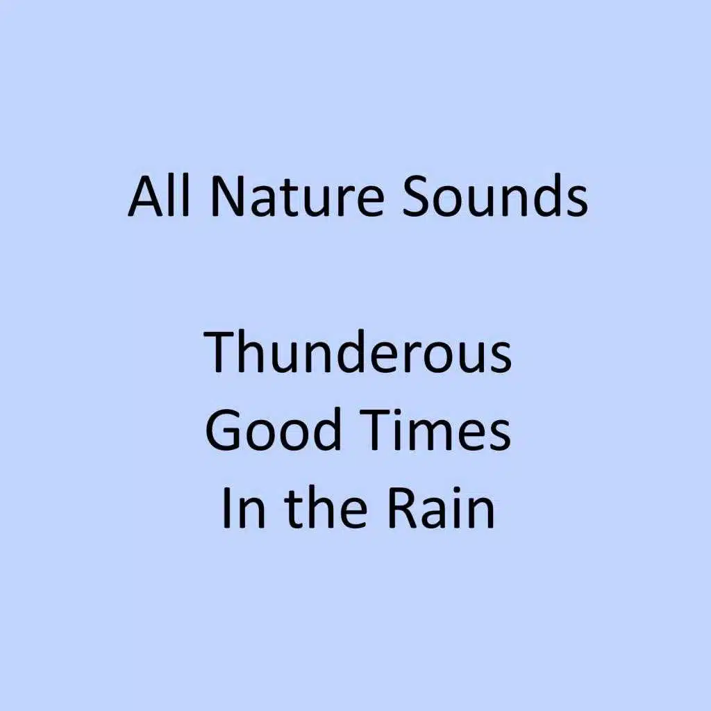 Thunderous Good Times In The Rain