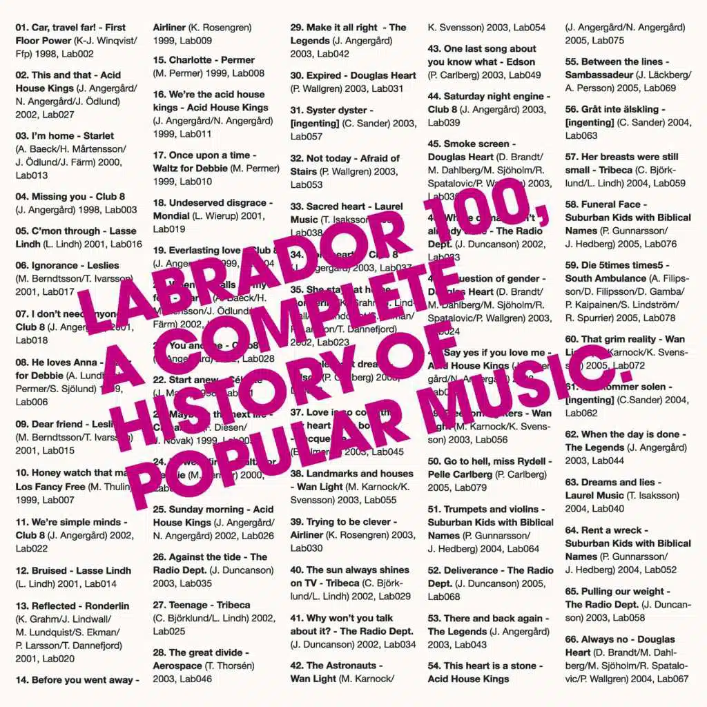 Labrador 100 - A Complete History of Popular Music