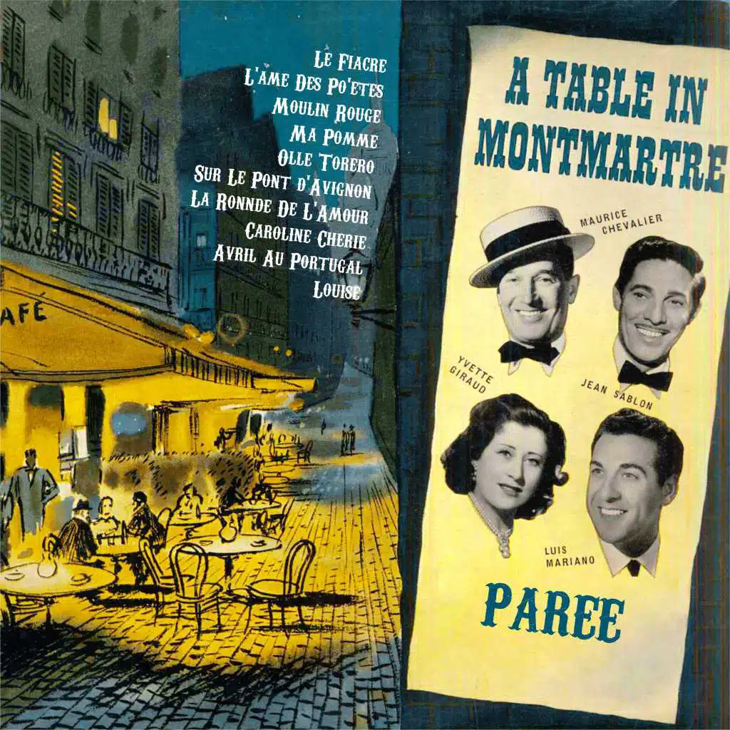A Table in Montmarte Paree