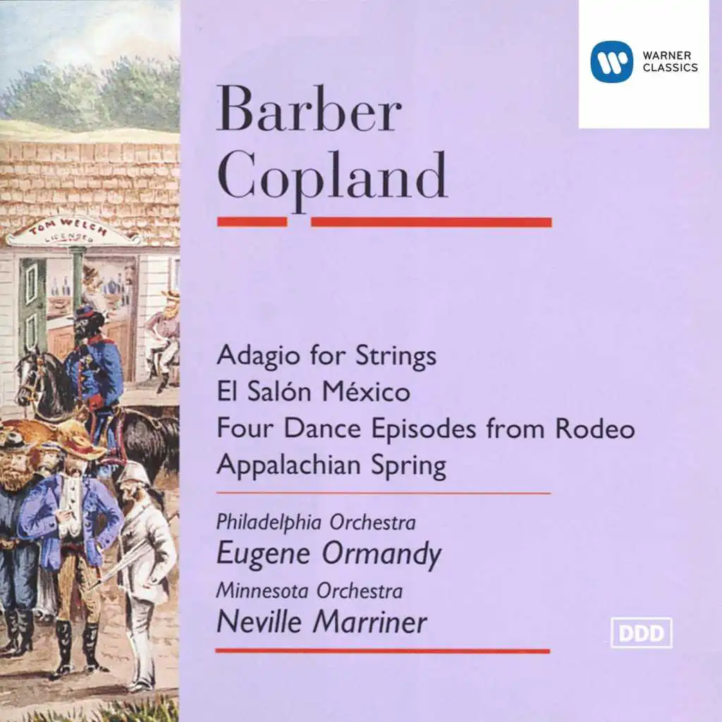 Barber:Adagio /Copland: El Salon Mexico, Four Episodes from Rodeo & Appalachian Spring.