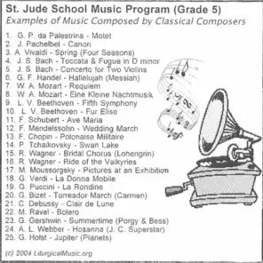 St. Jude School Music Program