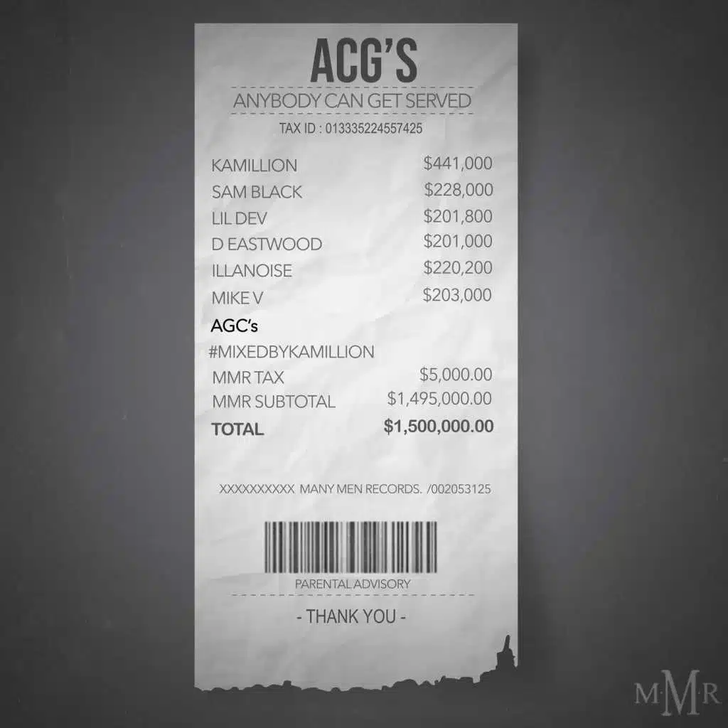 Acg's (feat. Sam Black, Lil Dev, D Eastwood, Illanoise & Mike V)