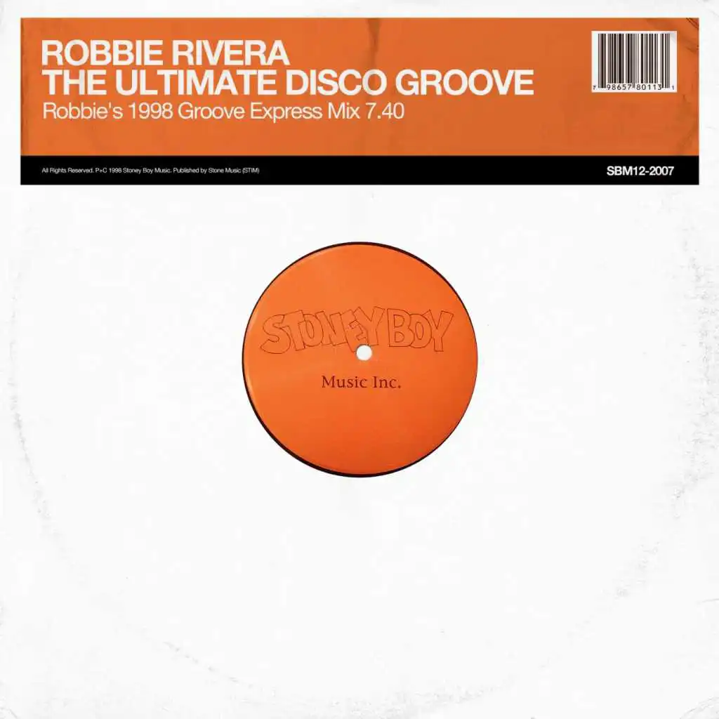 The Ultimate Disco Groove (Robbie's 1998 Groove Express Mix)