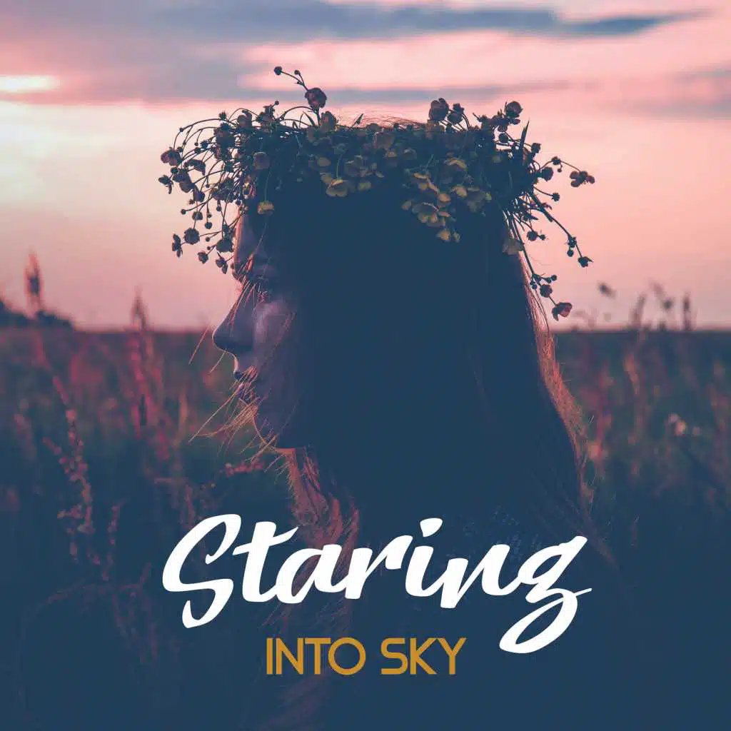 Staring into Sky - Galaxies and Constellations, Glowing Stars, Blue Sky, Moment of Reflection, Relaxing Moment, Greatest Feeling, Power of the Universe