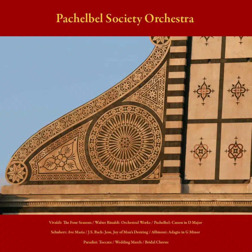 Pachelbel Society Orchestra & Julius Frederick Rinaldi