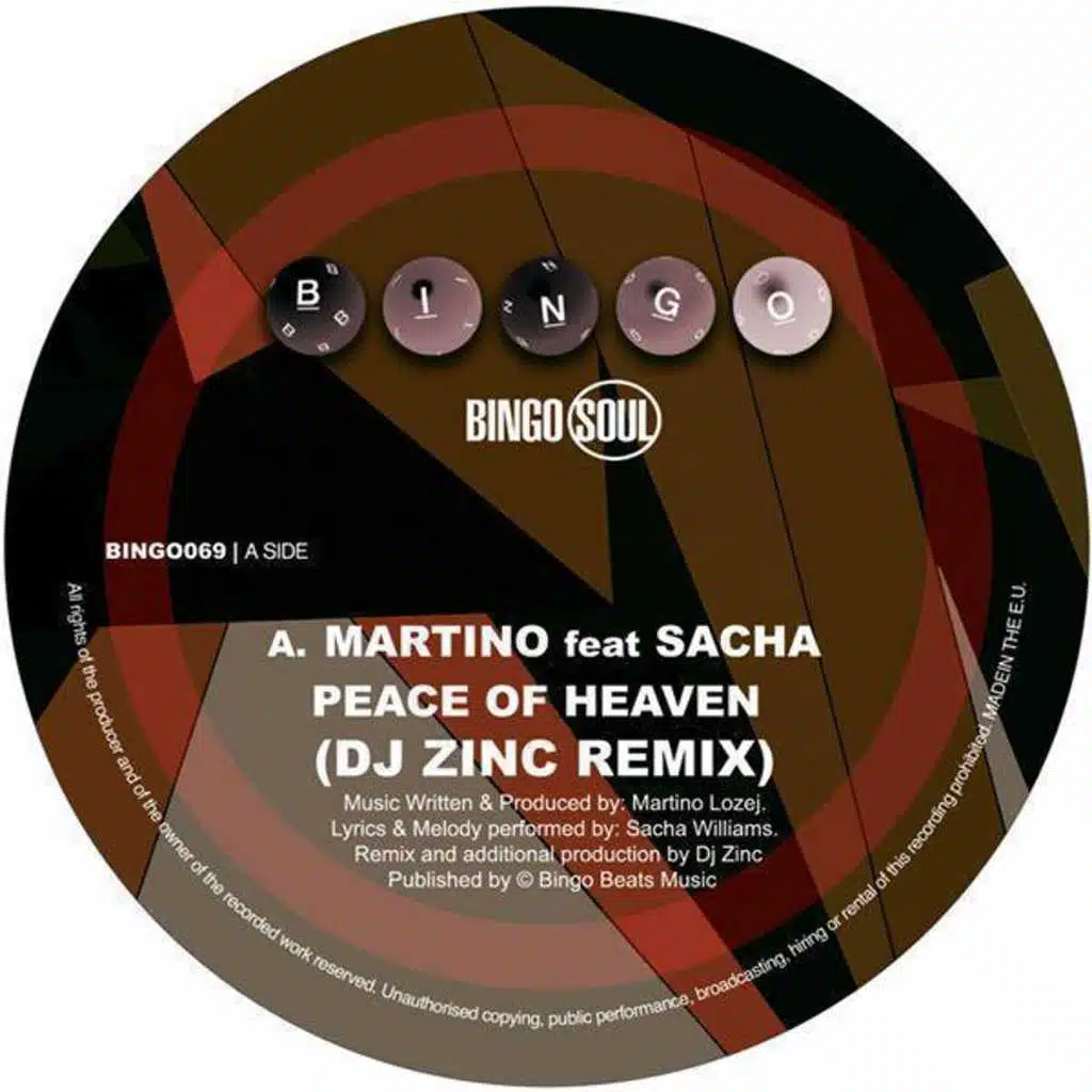Piece Of Heaven (DJ Zinc Remix)