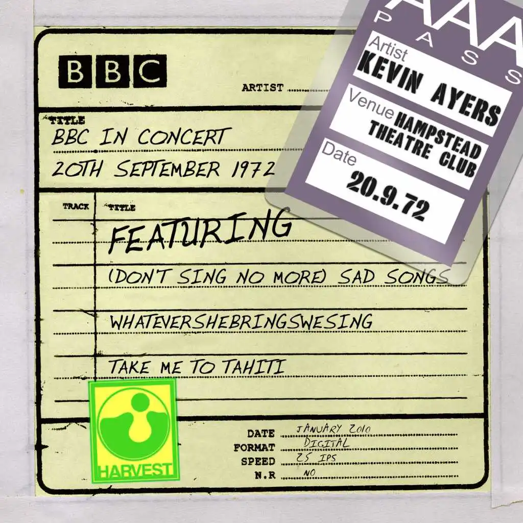 Oh! Wot A Dream (BBC In Concert)