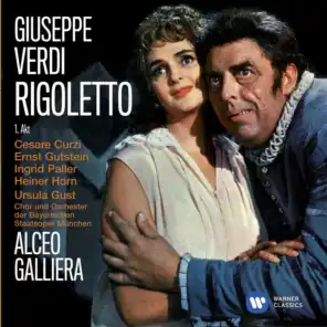 Rigoletto · Oper in 3 Akten (Sung in German) (2001 Remastered Version), Erster Akt / Atto Primo: - Sie fliehn mich? Wie grausam! (Partite? Crudele!) (Herzog, Gräfin, Rigoletto, Borsa, Chor)