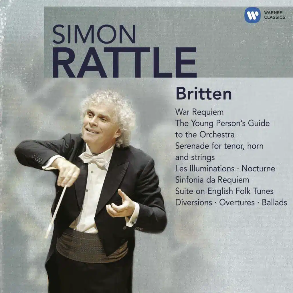 Britten: War Requiem, The Young Person's Guide to the Orchestra, Serenade for Tenor, Horn and Strings, Les Illuminations, Nocturne, Sinfonia da Requiem, Suite on Engish Folk Tunes, Diversions, Overtures & Ballads