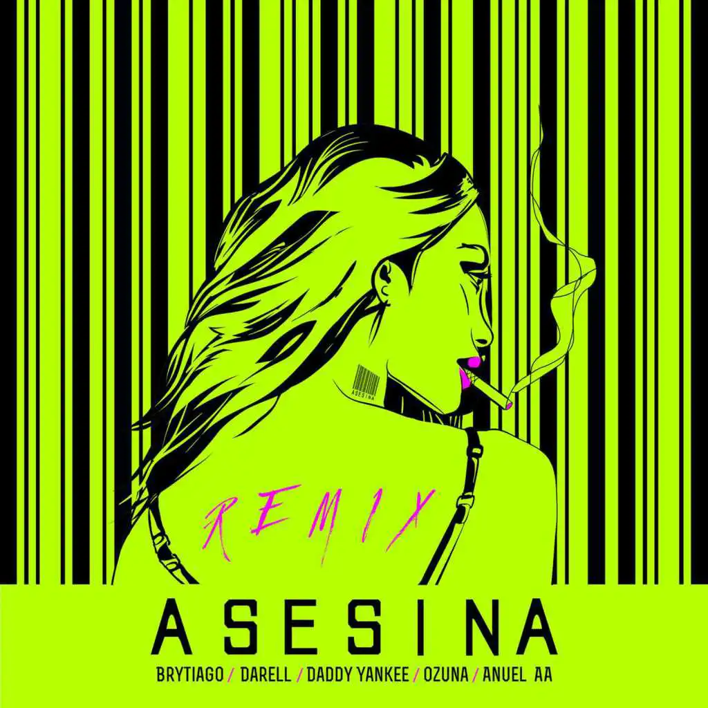 Asesina (Remix) [feat. Anuel AA, Ozuna & Darell]