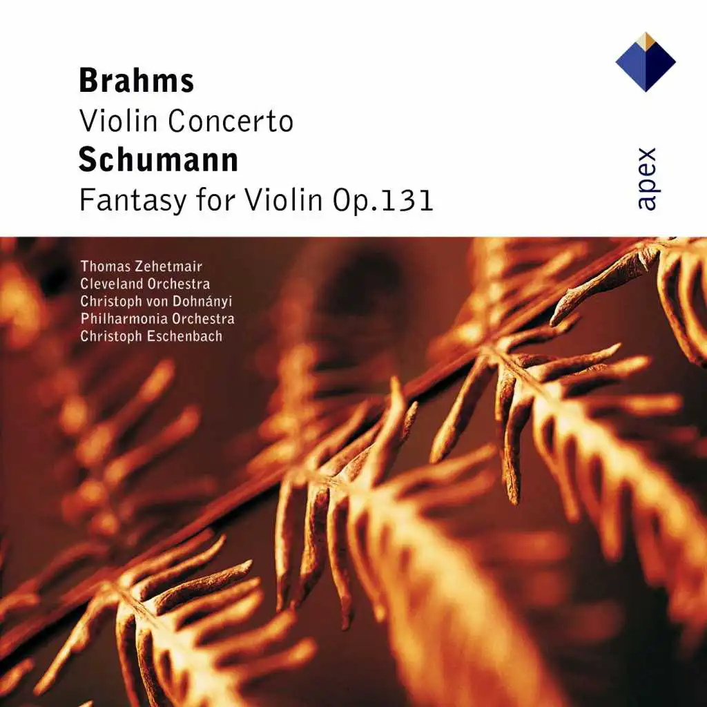 Brahms : Violin Concerto & Schumann : Fantasy  -  Apex