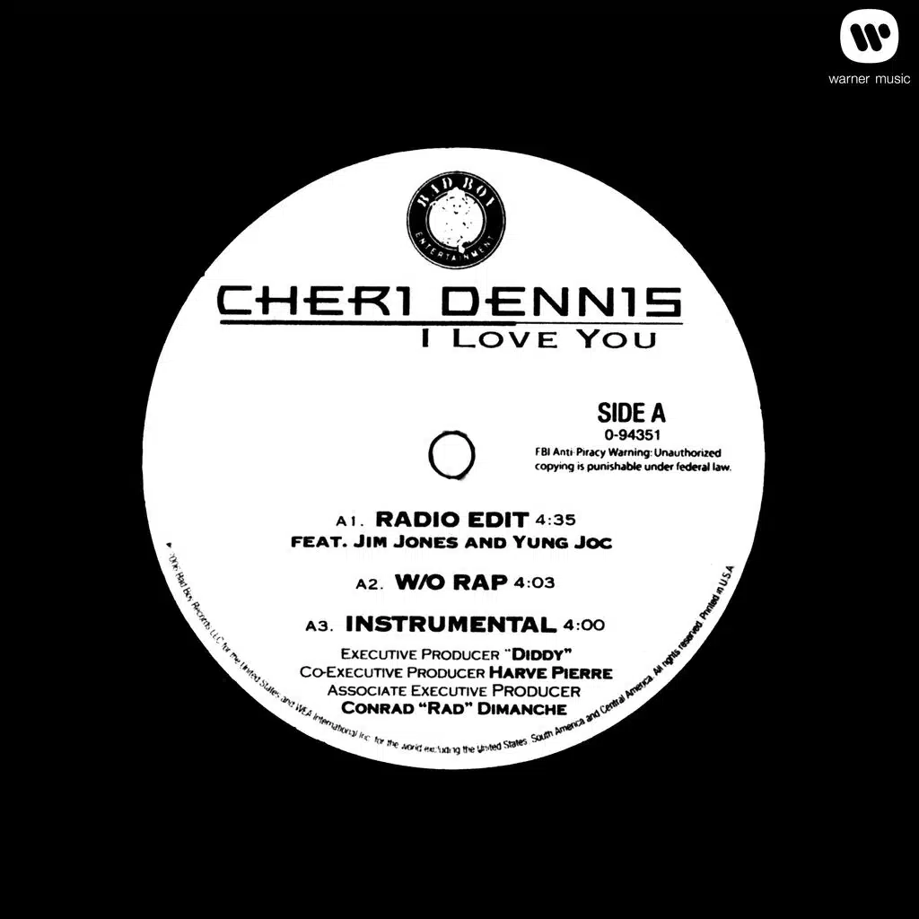 I Love You (Feat. Black Rob and Jim Jones) (Radio Edit w/o Rap)