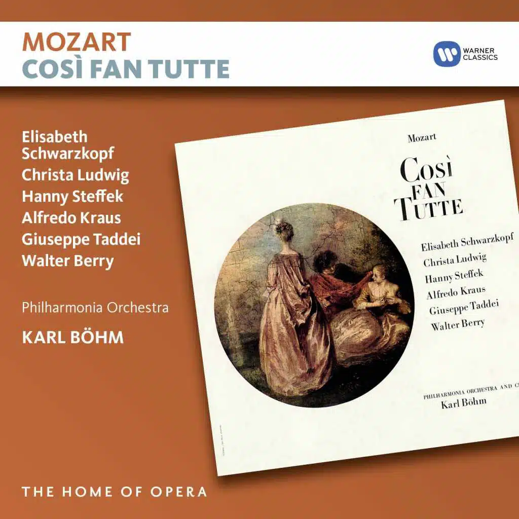 Così fan tutte, K. 588, Act 1: Terzetto. "Una bella serenata" (Ferrando, Guglielmo, Don Alfonso) [feat. Alfredo Kraus, Giuseppe Taddei, Heinrich Schmidt & Walter Berry]