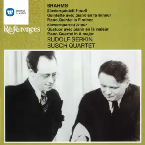 Brahms: Piano Quintet in F Minor, Op. 34a & Piano Quartet No. 2, Op. 26