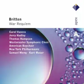 War Requiem, Op. 66: I. (b) Requiem aeternam. "What-Passing Bells" - "Kyrie eleison" [feat. Jerry Hadley & Westminster Symphonic Choir]