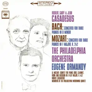 Mozart: Concerto for 3 Pianos & Quintet - Bach: Concerto for 3 Pianos (Remastered)