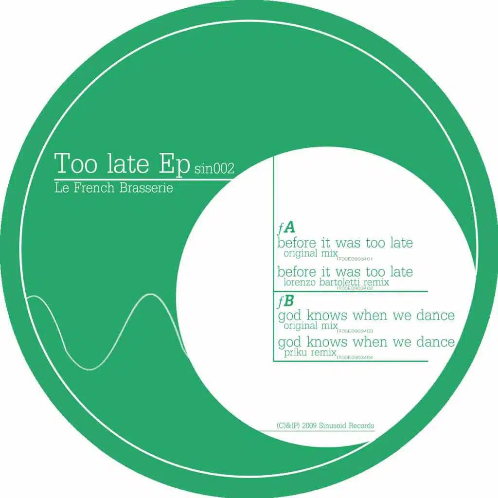 Before It Was Too Late (Lorenzo Bartoletti Remix)