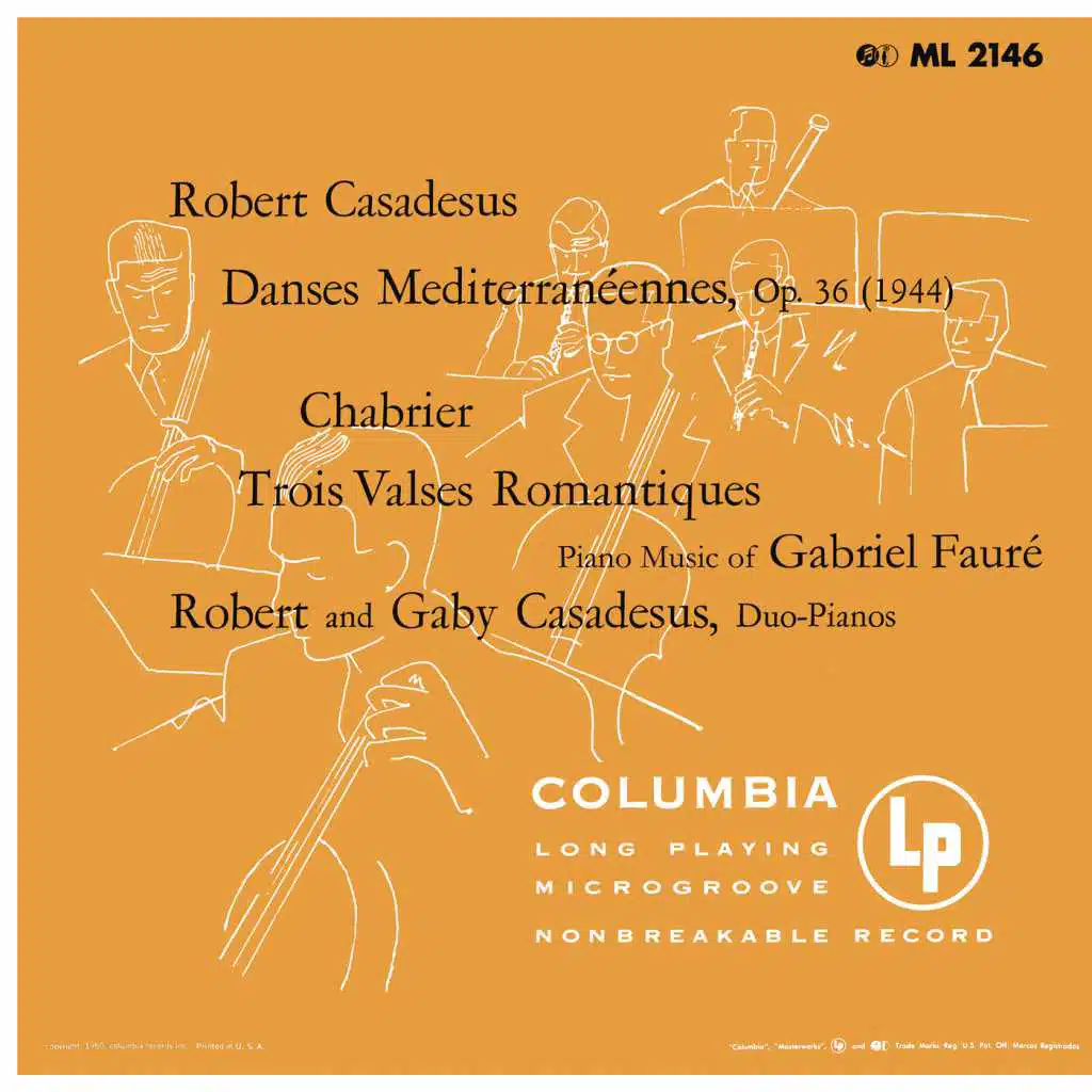 Casadesus: 3 Danses méditerranéennes - Chabrier: 3 Valses romantiques - Fauré: Dolly Suite (Remastered)