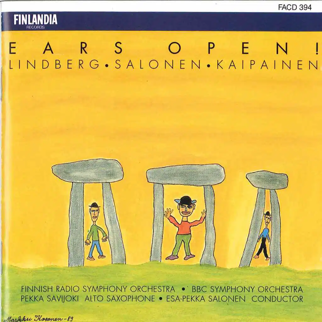 Salonen : Concerto for Alto Saxophone and Orchestra : I