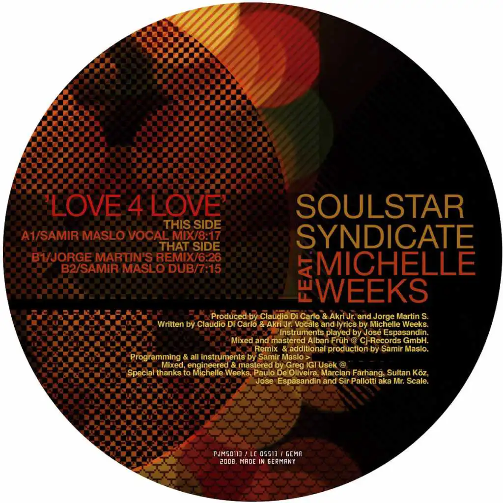 Love 4 Love (DJ Tekin Remix) [feat. Michelle Weeks]