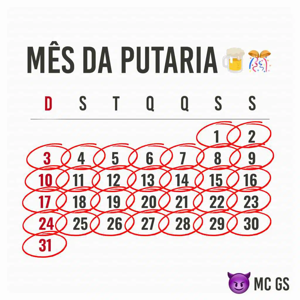 Mês da Putaria