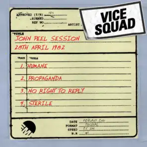 No Right To Reply (BBC John Peel Session 28/04/82)