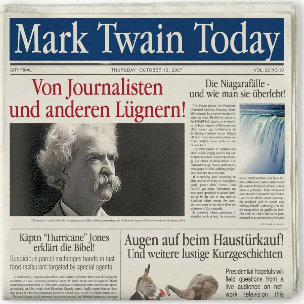 Mark Twain: Von Journalisten und anderen Lügnern