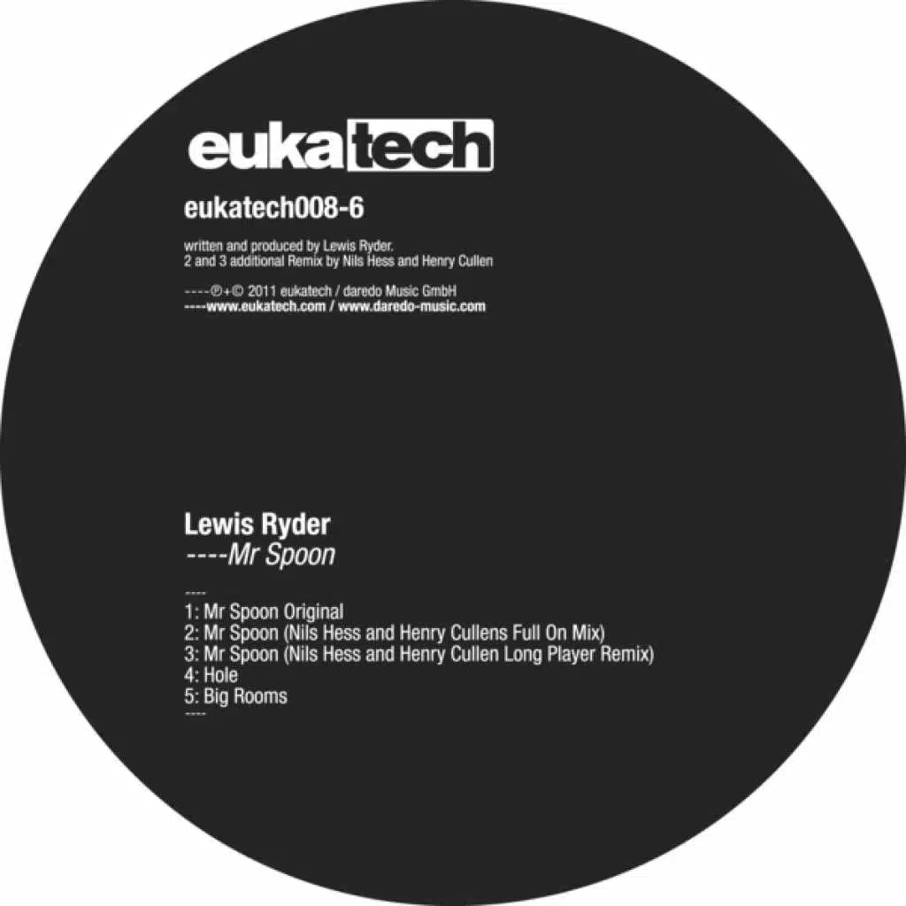 Mr. Spoon (Nils Hess And Henry Cullens Full On Mix)