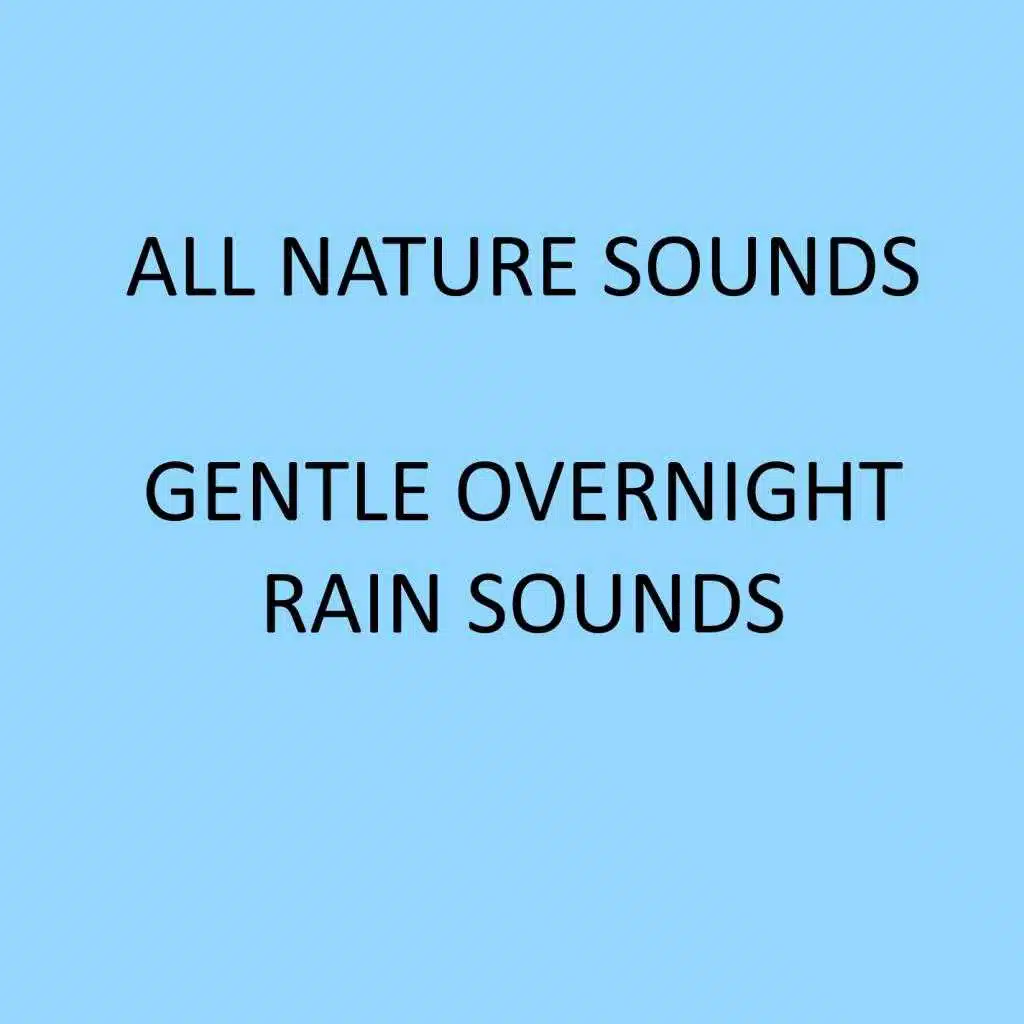 Gentle Overnight Rain Sounds