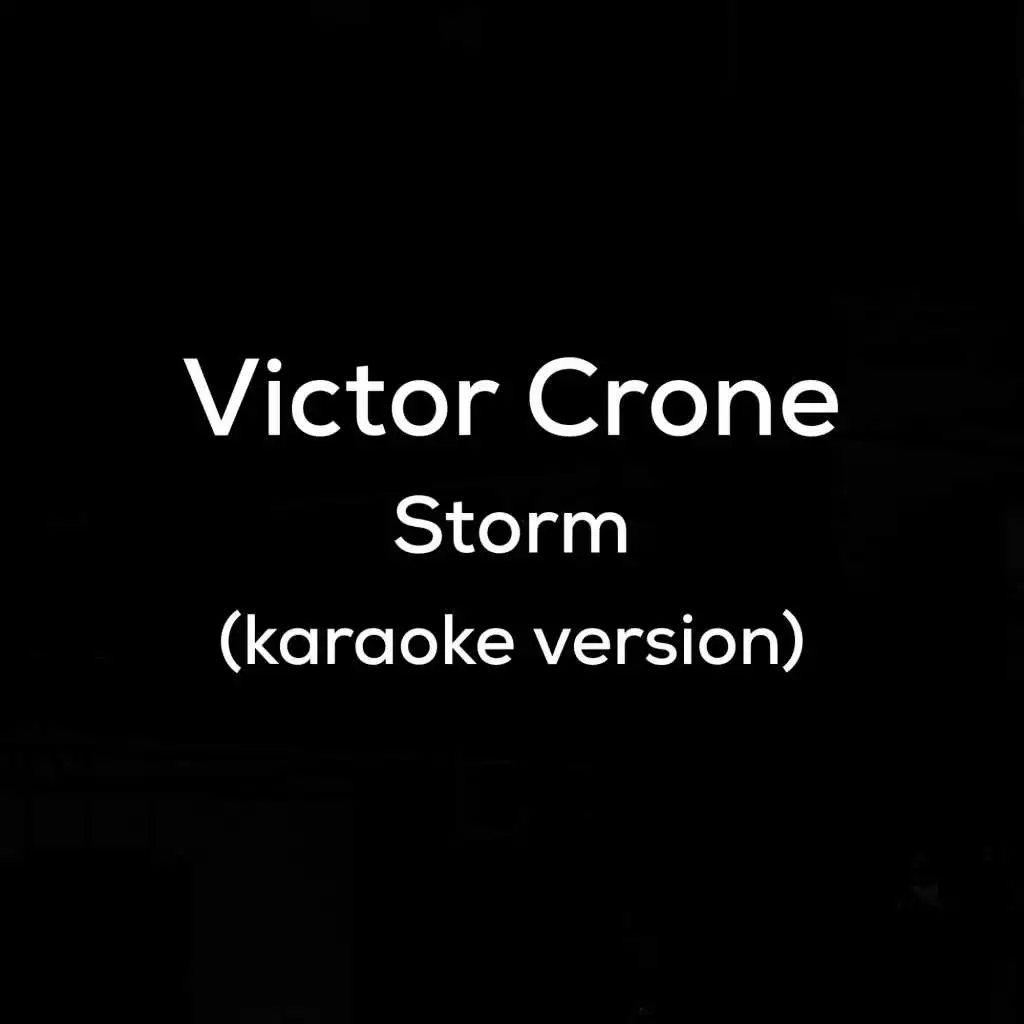 Storm (Karaoke version)