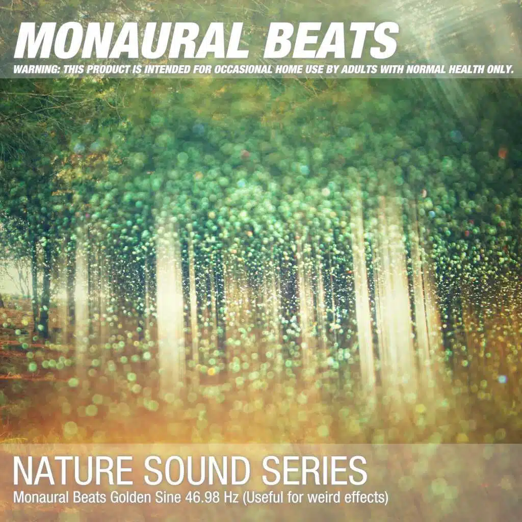Monaural Beats Golden Sine 46.98 Hz (Useful for weird effects)