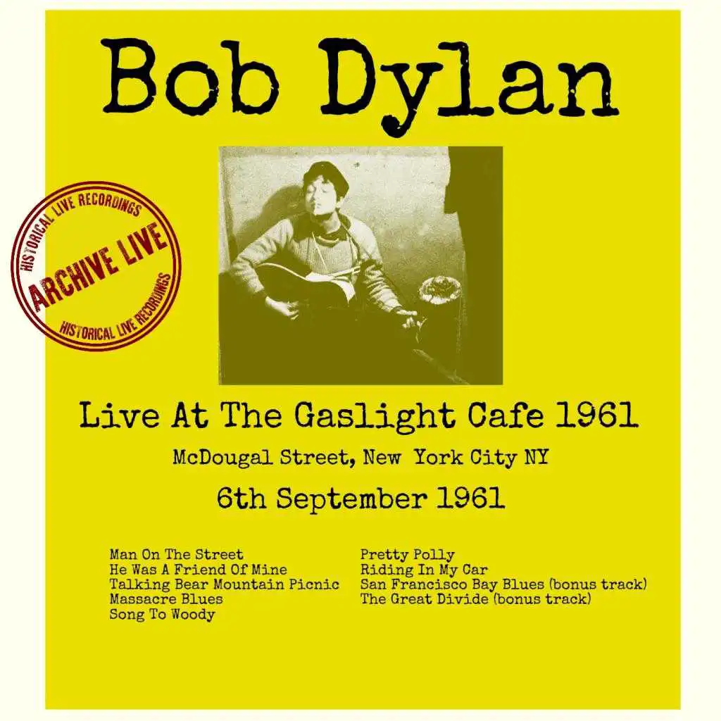 Live At The Gaslight Café 1961