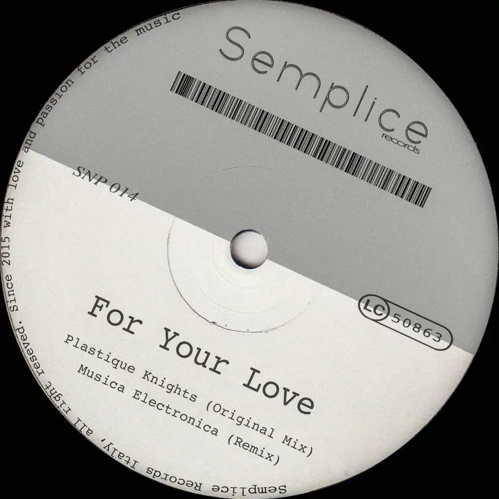 For Your Love (Musica Electronica Remix)