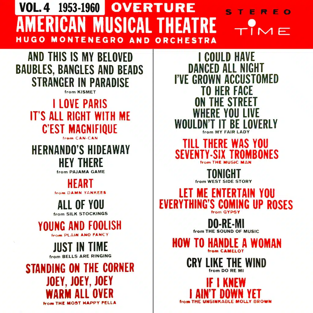 Overture, American Musical Theatre, Vol. 4 (1953 - 1960)