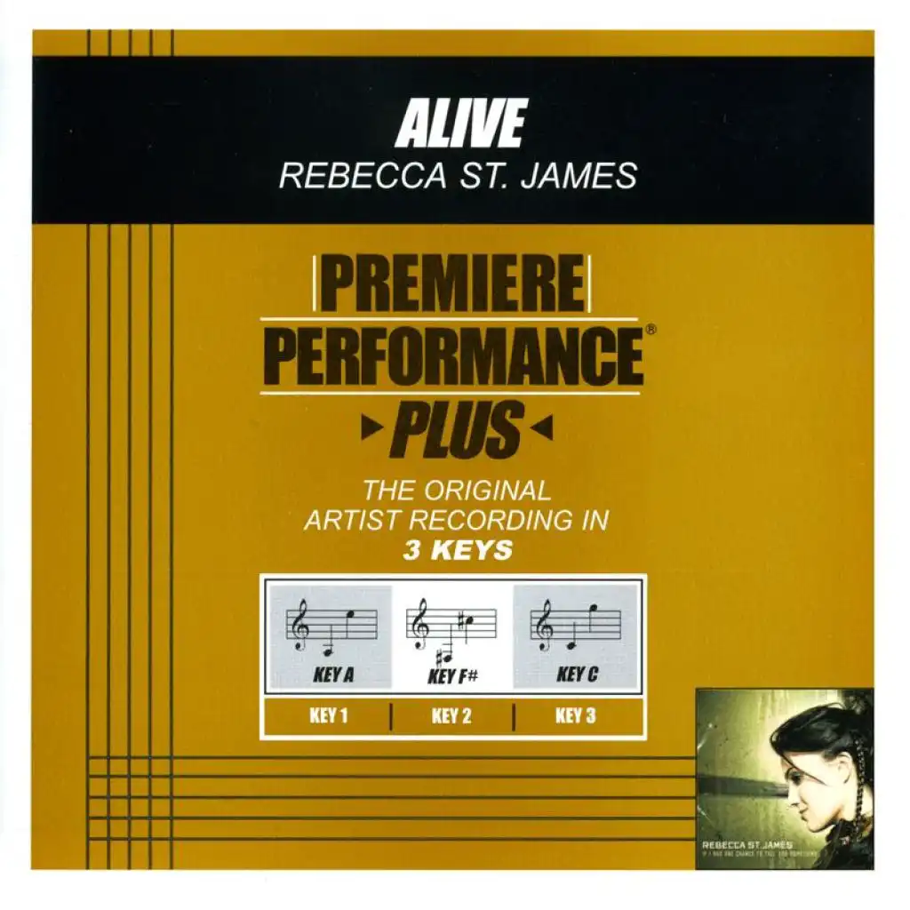 Alive (Performance Track In Key Of A Without Background Vocals)