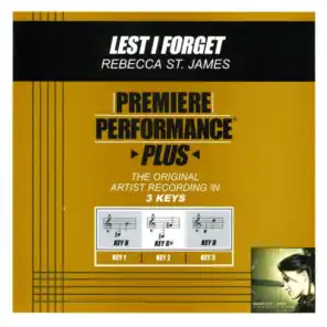 Lest I Forget (Performance Track In Key Of G# Without Background Vocals)