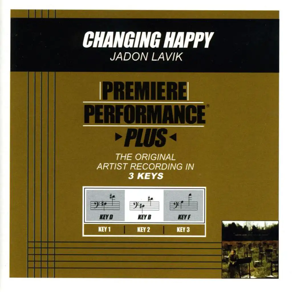 Changing Happy (Performance Track In Key Of B Without Background Vocals)