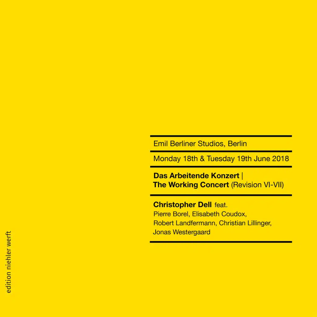 Revision VI-VII Modular Form 03 (feat. Christian Lillinger, Pierre Borel, Jonas Westergaard, Robert Landfermann, Elisabeth Coudoux & Klaus Scheuermann)