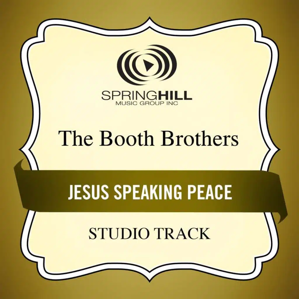 Jesus Speaking Peace (Low Key Performance Track Without Background Vocals)