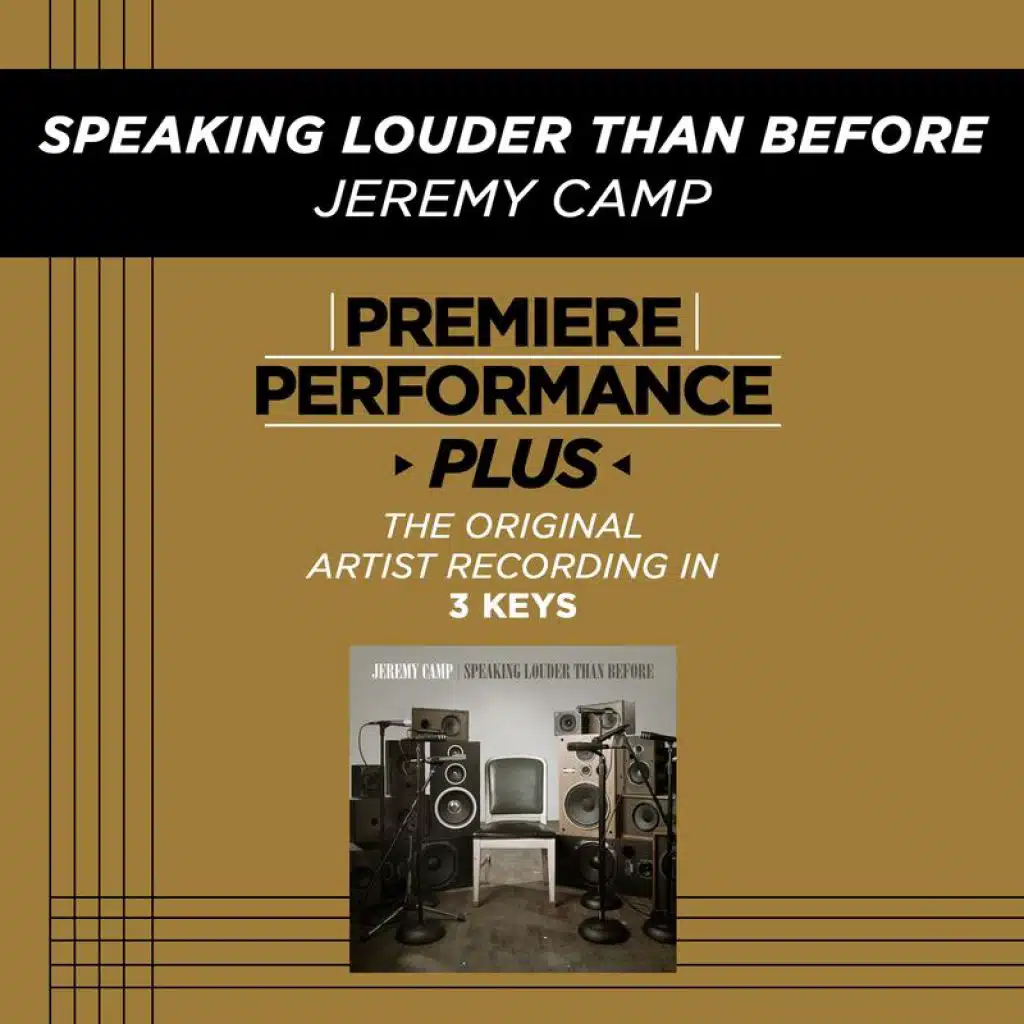 Speaking Louder Than Before (Performance Track In Key Of B With Background Vocals; TV Track)